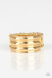 Paparazzi Ring - Rough Around The Edges - Gold