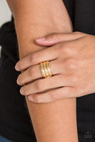 Paparazzi Ring - Rough Around The Edges - Gold