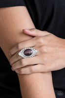 Paparazzi Riviera Royalty - Purple Ring - The Jewelry Box Collection 