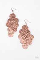 Paparazzi The Party Animal - Copper Earring
