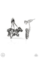 Paparazzi Deco Dynamite - Silver Post Earring