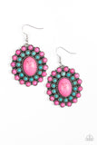 Paparazzi Stone Solstice Pink Earring