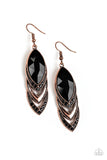 Paparazzi High-End Highness - Copper Earring