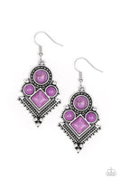 Paparazzi So Sonoran - Purple Earrings