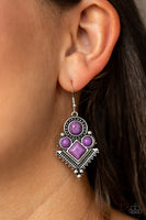 Paparazzi So Sonoran - Purple Earrings