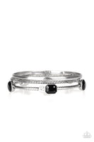 Paparazzi City Slicker Sleek - black - Paparazzi bracelet