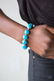 Paparazzi Candy Shop Sweetheart - Blue Beads - Bracelet - The Jewelry Box Collection 