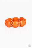 Paparazzi Dont Be So NOMADIC! Orange Bracelet - The Jewelry Box Collection 
