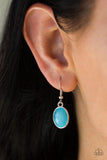 Paparazzi Mermaid Marmalade - Blue Nrcklace and Matchig Earring - The Jewelry Box Collection 