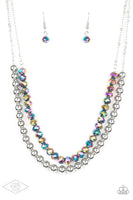 Paparazzi Necklace Color Of The Day - Multi Black Diamond