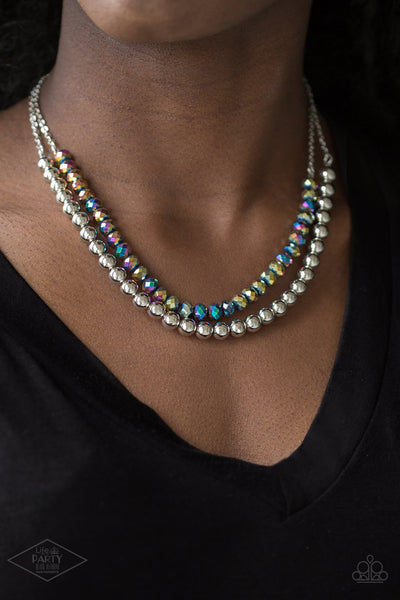 Paparazzi Necklace Color Of The Day - Multi Black Diamond
