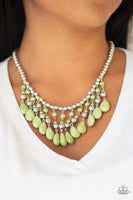Paparazzi Rural Revival - Green Necklace - The Jewelry Box Collection 