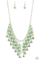 Paparazzi Your SUNDAES Best - Green Necklace - The Jewelry Box Collection 