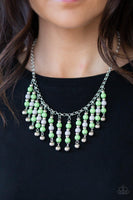 Paparazzi Your SUNDAES Best - Green Necklace - The Jewelry Box Collection 