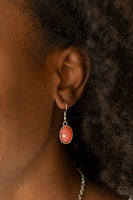 Paparazzi Mermaid Marmalade - Orange / Coral Gems - Necklace & Earrings