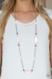 Paparazzi Crystal Charm Pink Necklace - The Jewelry Box Collection 