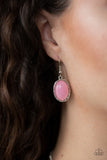 Paparazzi Harbor Harmony Pink Necklace and Matching Earrings