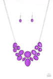 Paparazzi Demi-Diva - Purple Necklace - The Jewelry Box Collection 