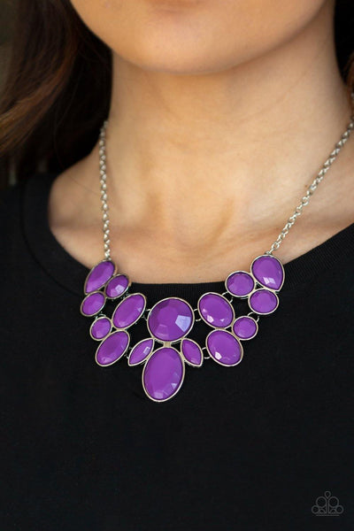 Paparazzi Demi-Diva - Purple Necklace - The Jewelry Box Collection 