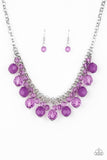Paparazzi Fiesta Fabulous - Purple Necklace - The Jewelry Box Collection 