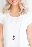 Paparazzi Ultra Sharp - Purple Necklace