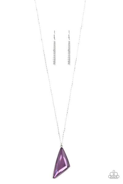 Paparazzi Ultra Sharp - Purple Necklace
