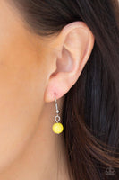 Paparazzi  Terra Nouveau - Yellow Necklace with matching earrings - The Jewelry Box Collection 