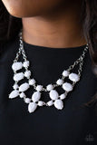 Paparazzi Goddess Glow Silver Necklace - The Jewelry Box Collection 