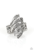 Paparazzi Majestically Monte Carlo Silver Ring - The Jewelry Box Collection 