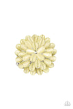 Paparazzi Bloomin Bloomer Yellow Flower Ring - The Jewelry Box Collection 