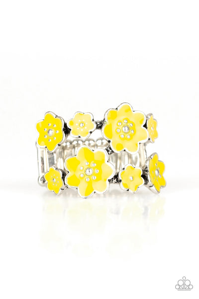 Paparazzi Floral Crowns Yellow Ring