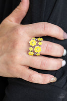Paparazzi Floral Crowns Yellow Ring