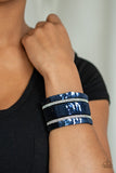 Paparazzi MERMAID Service - Blue Sequins Bracelet