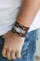 Paparazzi Rural Ranger - Brown Bracelet - The Jewelry Box Collection 
