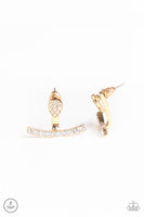 Paparazzi Glowing Glimmer - Gold Post Earrings