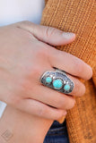 Paparazzi Accessories Stone Oracle - Blue Ring - The Jewelry Box Collection 