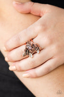 Paparazzi Ring Full Of Flutter - Copper