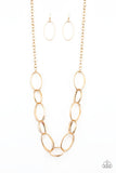 Paparazzi Ring Bling - Gold Necklace