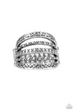 Paparazzi Ring Textile Bliss - Silver