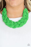 Paparazzi The Great Outback - Green Necklace - The Jewelry Box Collection 