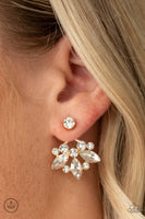 Paparazzi Crystal Constellations - Gold Post Earrings - The Jewelry Box Collection 