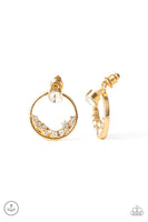 Paparazzi Rich Blitz - Gold Post Earring