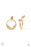 Paparazzi Rich Blitz - Gold Post Earring