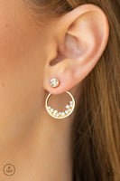 Paparazzi Rich Blitz - Gold Post Earring