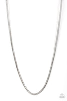 Papaparazzi Victory Lap - Silver Urban Necklace - The Jewelry Box Collection 