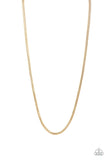 Paparazzi Victory Lap - Gold Necklace - The Jewelry Box Collection 