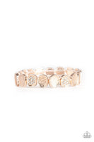 Paparazzi Dainty Queen - Rose Gold Bracelet - The Jewelry Box Collection 