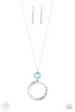Paparazzi Optical Illusion Blue Necklace - The Jewelry Box Collection 