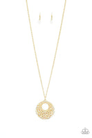 Paparazzi Pearl Panache - Gold Necklace - The Jewelry Box Collection 