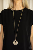 Paparazzi Pearl Panache - Gold Necklace - The Jewelry Box Collection 